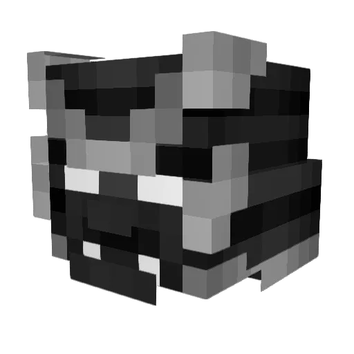 Joker_00K Minecraft avatar head, 3D render