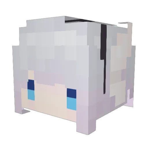Joker_Creeper Minecraft avatar head, 3D render
