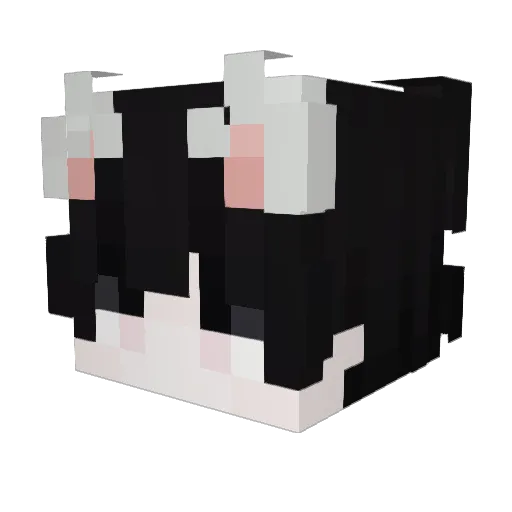 Joker_MilkTea Minecraft avatar head, 3D render