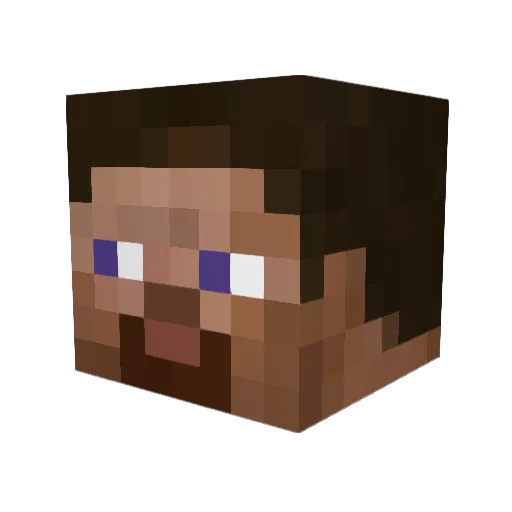 Joker_Z Minecraft avatar head, 3D render