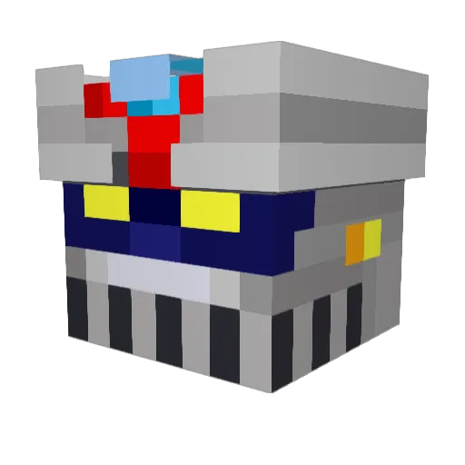 Jokersland67 Minecraft avatar head, 3D render