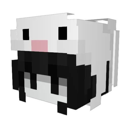 Jokersugar Minecraft avatar head, 3D render
