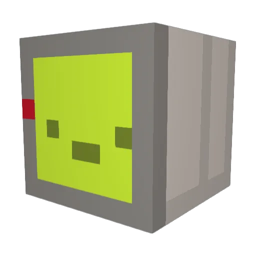 Jokes3721 Minecraft avatar head, 3D render