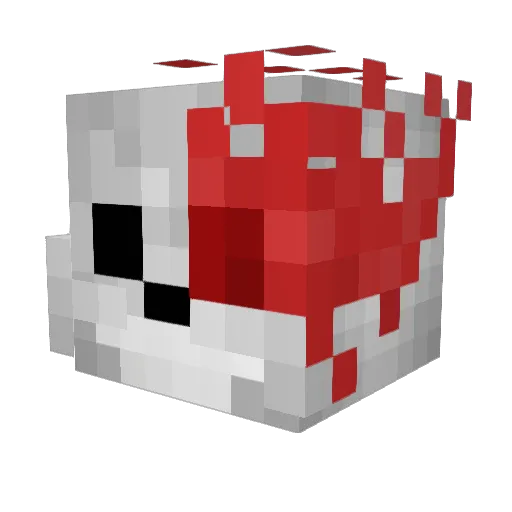 JokingDK Minecraft avatar head, 3D render