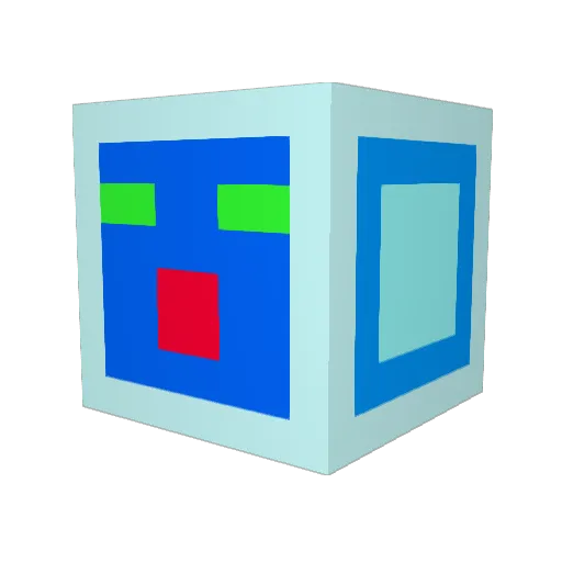 JokingToy Minecraft avatar head, 3D render