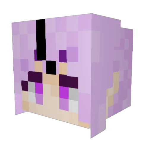 Jokingleader Minecraft avatar head, 3D render