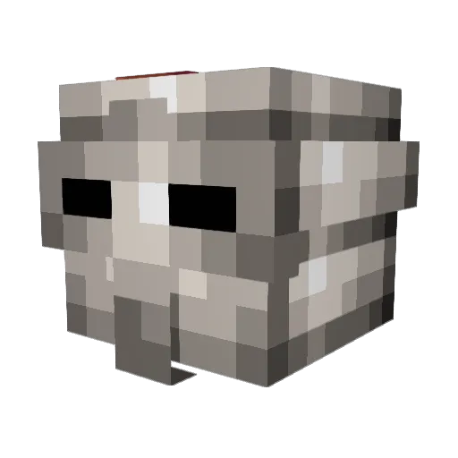 Jokinly Minecraft avatar head, 3D render