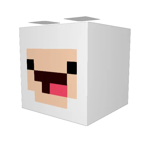 Jokke94 Minecraft avatar head, 3D render