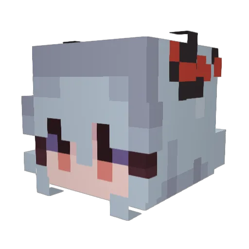 JokkeK Minecraft avatar head, 3D render