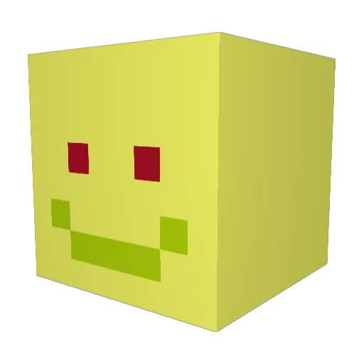 Jokopa1 Minecraft avatar head, 3D render