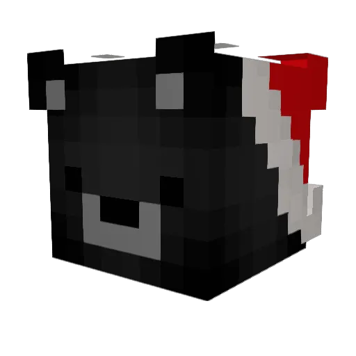 JokuDiati Minecraft avatar head, 3D render