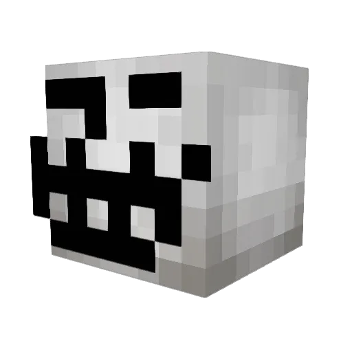 Jokubadis69 Minecraft avatar head, 3D render