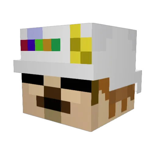 JolanSiedeler Minecraft avatar head, 3D render