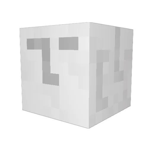 Jolcas Minecraft avatar head, 3D render