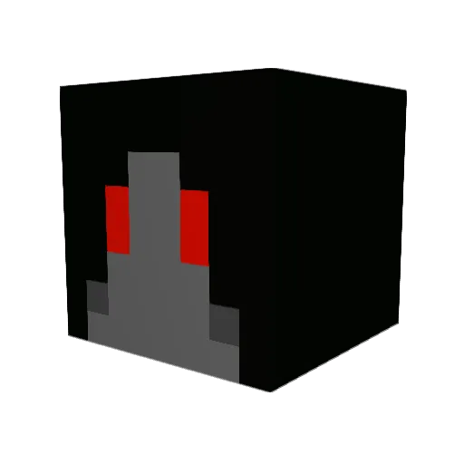 Jolibois Minecraft avatar head, 3D render