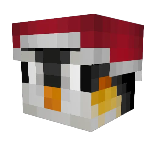 Jolic14 Minecraft avatar head, 3D render