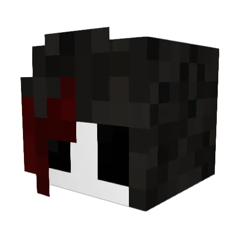 Jolim Minecraft avatar head, 3D render