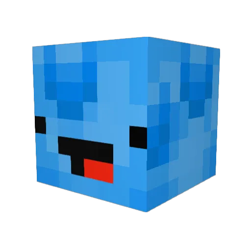 Joljam Minecraft avatar head, 3D render