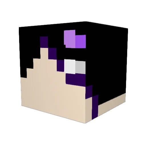 JollNik Minecraft avatar head, 3D render