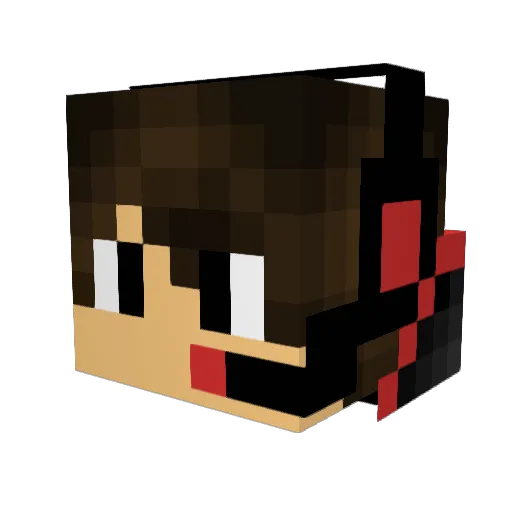 Jolle041 Minecraft avatar head, 3D render