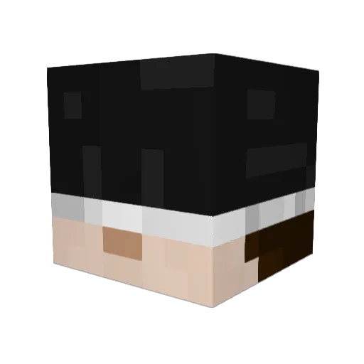 Jollender Minecraft avatar head, 3D render