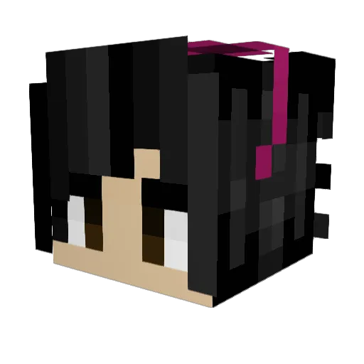 JolliBae0214 Minecraft avatar head, 3D render