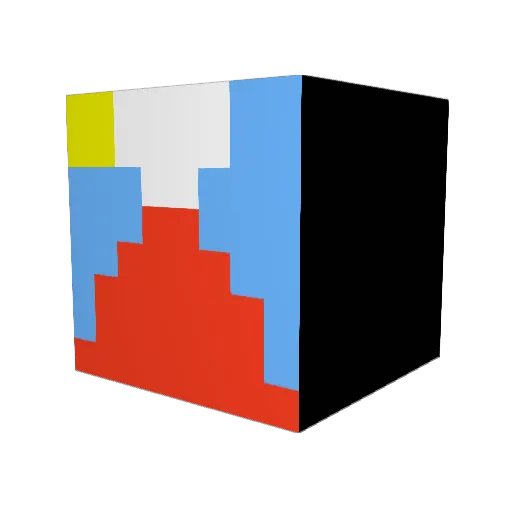 JollyCKB Minecraft avatar head, 3D render