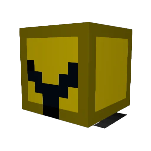 JollyCoperation Minecraft avatar head, 3D render