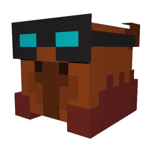 JollyEnby Minecraft avatar head, 3D render