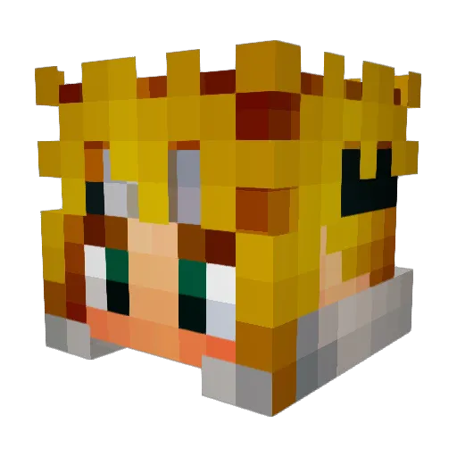 JollyJuiceBox Minecraft avatar head, 3D render