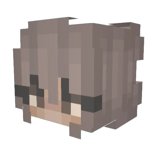 JollyMartah Minecraft avatar head, 3D render
