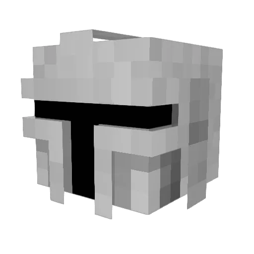JollyPopkins Minecraft avatar head, 3D render