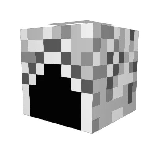 JollyRancherMan Minecraft avatar head, 3D render