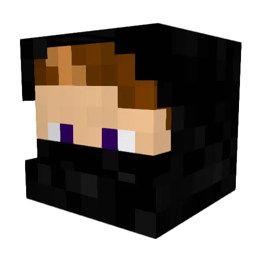 JollyTrixt3r Minecraft avatar head, 3D render