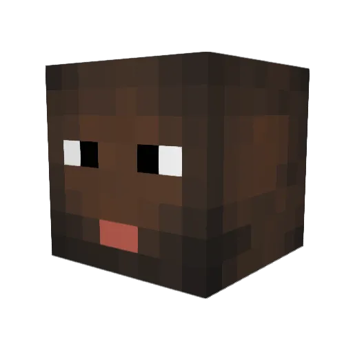 Jolly_hammilton Minecraft avatar head, 3D render