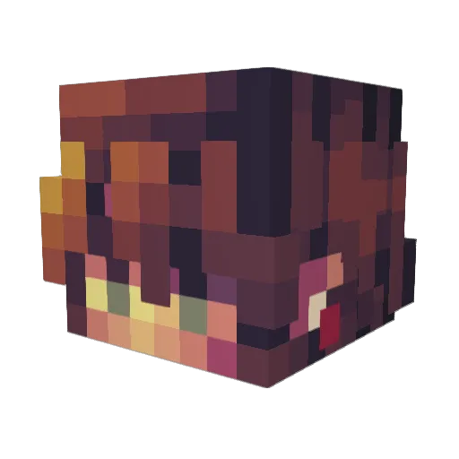 Jollyjones61 Minecraft avatar head, 3D render