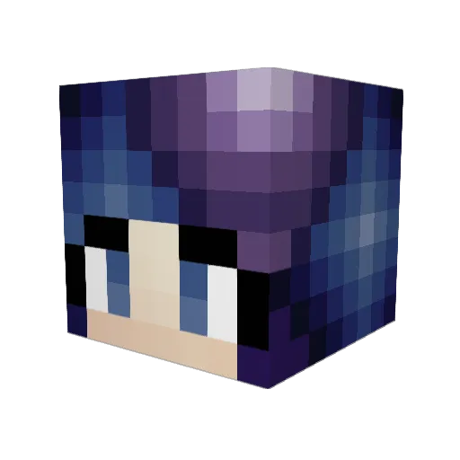 Jolo_o_polnocy Minecraft avatar head, 3D render