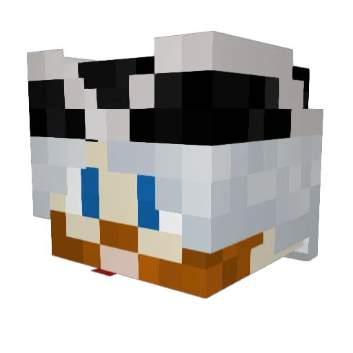 Joltik3 Minecraft avatar head, 3D render