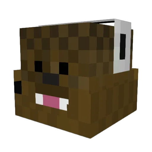 Joltze2 Minecraft avatar head, 3D render