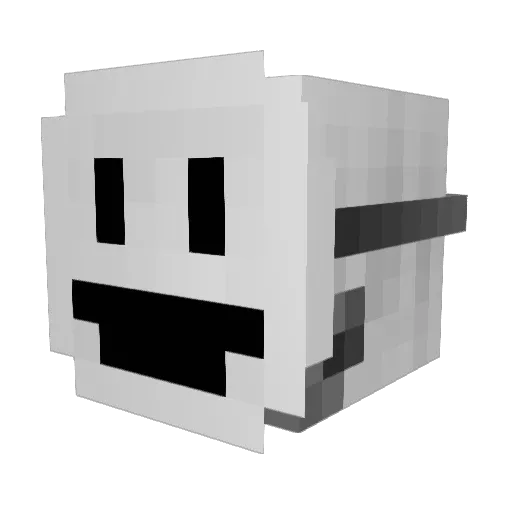 JolyOff Minecraft avatar head, 3D render