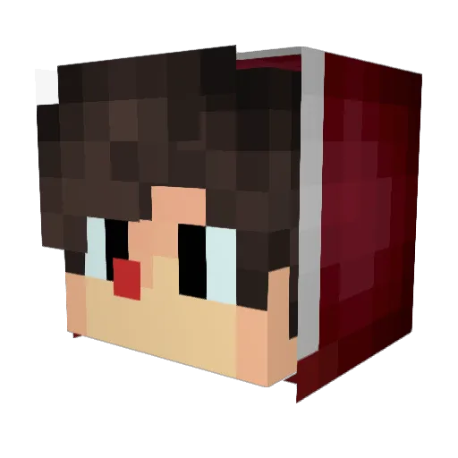 Jomar_Acosta Minecraft avatar head, 3D render