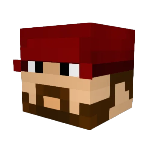 JomasgamingYT Minecraft avatar head, 3D render