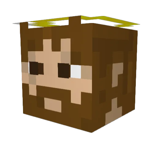 Jombo1337 Minecraft avatar head, 3D render