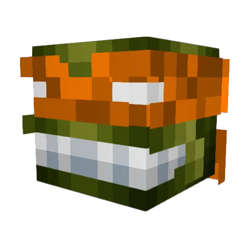 Jometho Minecraft avatar head, 3D render