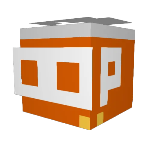 Jompps Minecraft avatar head, 3D render