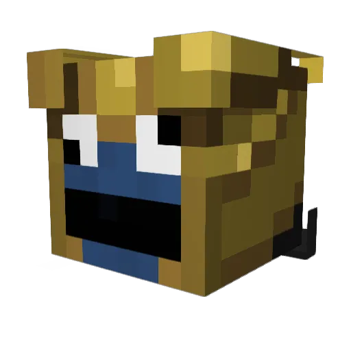 Jomsviking818 Minecraft avatar head, 3D render