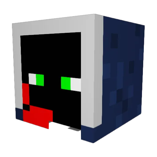 Jon00200 Minecraft avatar head, 3D render