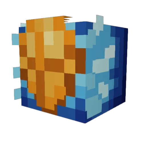 Jon010 Minecraft avatar head, 3D render