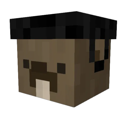 Jon4sG3r Minecraft avatar head, 3D render