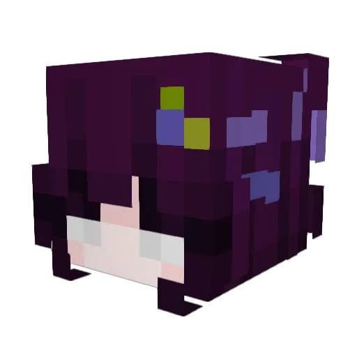 JonAims Minecraft avatar head, 3D render